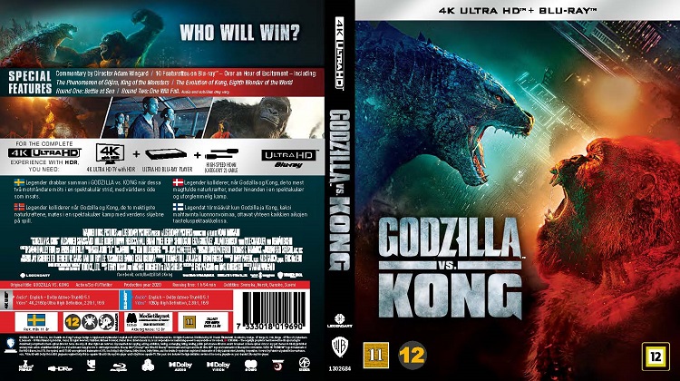 Godzilla vs. Kong: 4K/Blu-Ray Recension